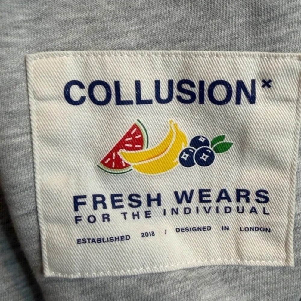 Men's Light Gray Crewneck Sweatshirt - Picture 3 of 5